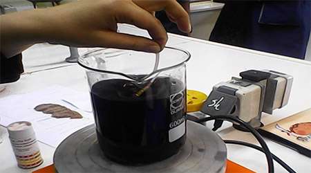 حذف رنگ نساجی