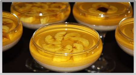 آشنایی با روش تهیه دسر موز با ژله آشنایی با روش تهیه دسر موز با ژله