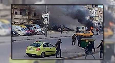 انفجار، حمله تروریستی، دمش، جنگ، جنگ سوریه، حمله نظامی، تروریست، انفجار، داعش، اخبار داعش