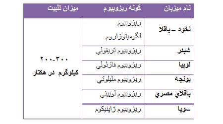 اثر تلقیح باکتری ریزوبیوم بر محصولات کشاورزی، جلسه اول