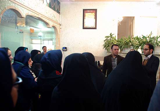 بازدید اعضای دانشگاه علامه طباطبایی(ره) از دفتر قم موسسه تبیان