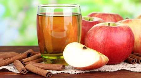 آب سیب و دارچین