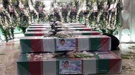 وداع تلخ، اما باشکوه، با آتش نشانان شهید