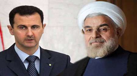 بشار اسد و روحانی