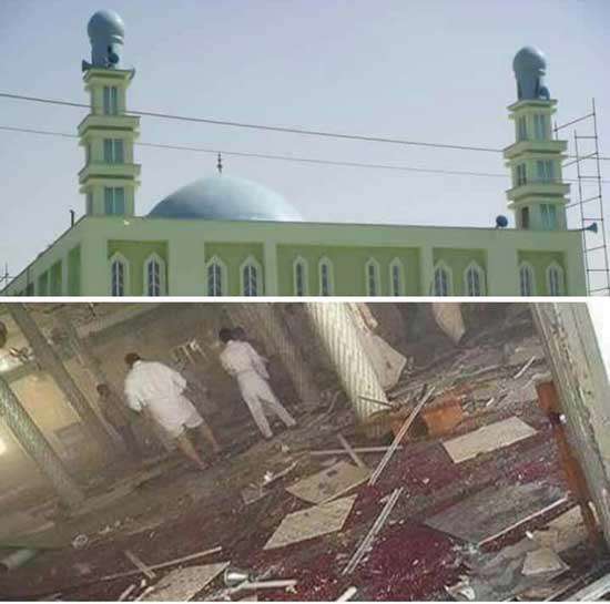 حمله تروریستی به مسجد الزهرا در شب قدر