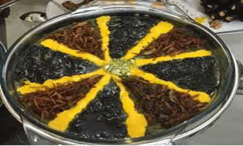 سفره آرایی، آش رشته، ماه رمضان، تزیین