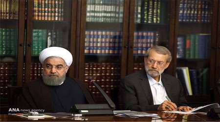 روحانی و لاریجانی