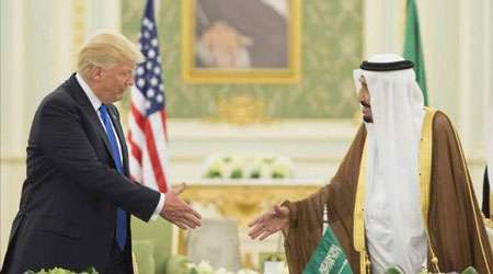 ترامپ و ملک سلمان