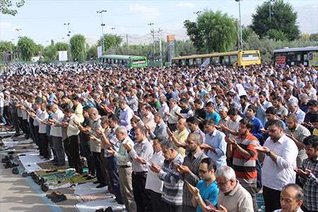 گزارش تصویری نماز عید سعید فطر