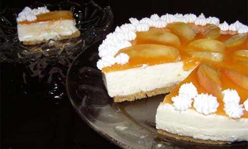 چیز کیک زردآلو