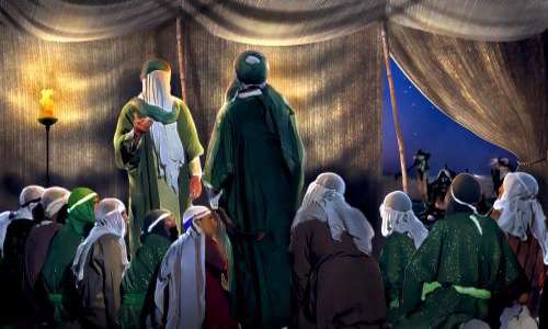 شب عاشورا، امتحان یاران، امام حسین، محرم،