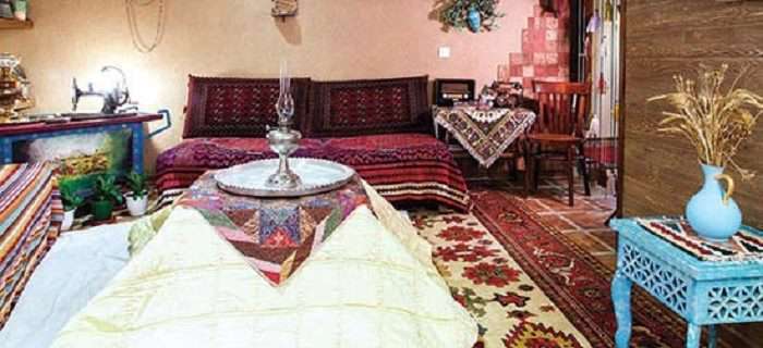 چیدمان سنتی، دکور منزل، میز ناهار خوری، سنتی،رومیزی، زیبایی، دکوراسیون و چیدمان
