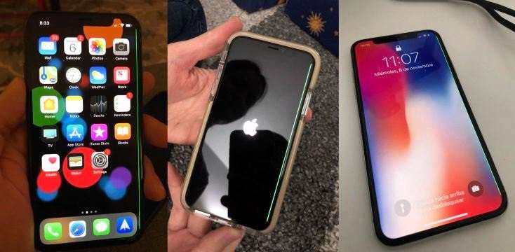 مشکل نمایشگر آیفون ایکس