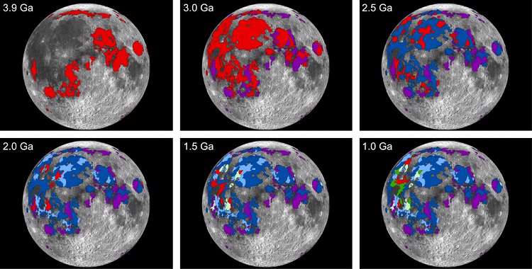 کره ماه احتمالا در زمان‌های دور دارای اتمسفر بوده است 