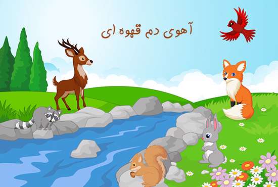 آهوی دم قهوه ای