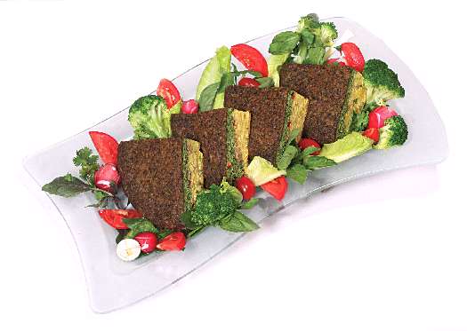 کوکوی سبزی با گردو