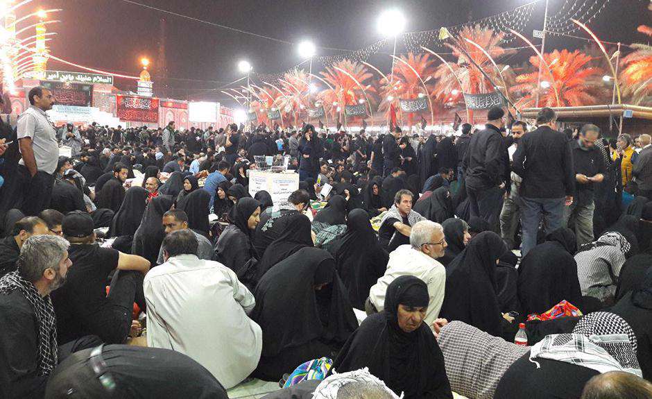 کربلا و بین الحرمینش مملو از زائران کربلا و بین الحرمینش مملو از زائران