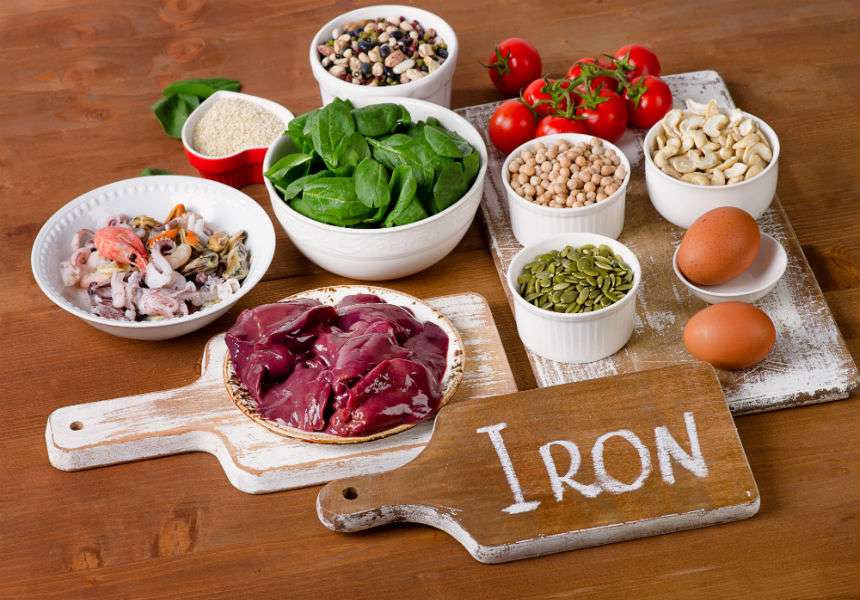 منابع غذایی آهن