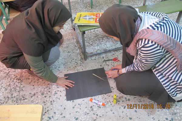 ساعت آفتابی مغناطیسی، دستاورد برتر دوره اول فرزانگان 6 در بخش غرفه