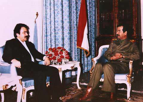 رجوی و صدام