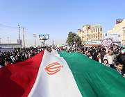 ایران بھر میں اسلامی نظام اور ولایت فقیہ کی حمایت میں زبردست مظاہرے