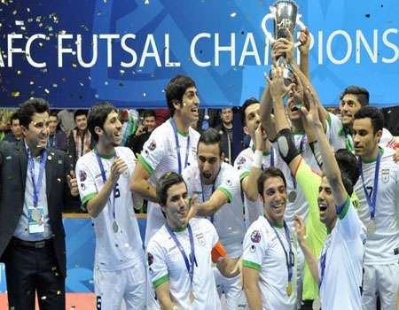 ايران تتوج بكأس آسيا لكرة الصالات للمرة الـ 12 بتأريخها