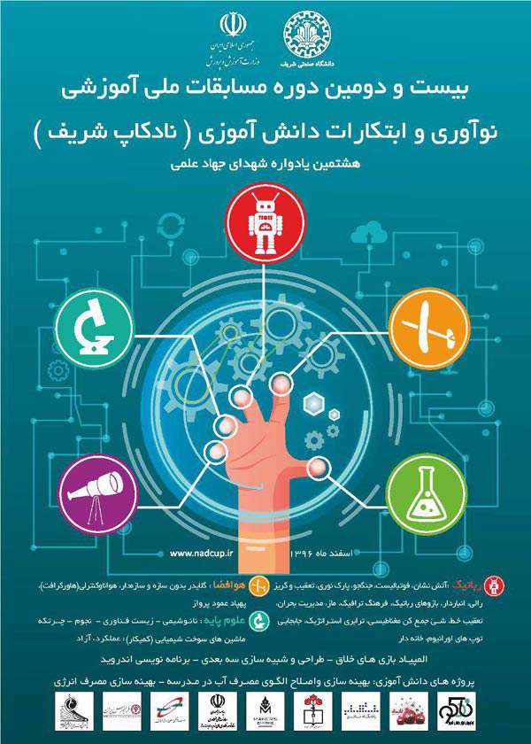 بیست و دومین دوره مسابقات ملی آموزشی نوآوری و ابتکارات دانش آموزی (نادکاپ شریف)