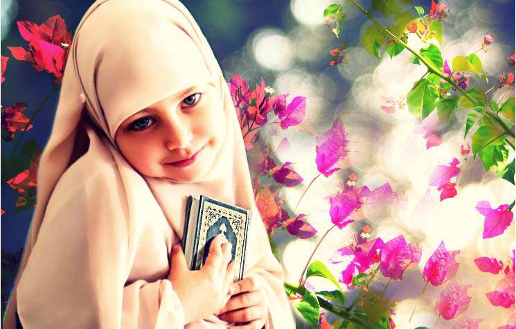 دختر و قرآن