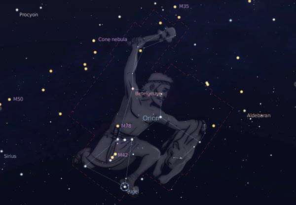 صورت فلکی جبار یا شکارچی (Orion) صورت فلکی جبار یا شکارچی (Orion)