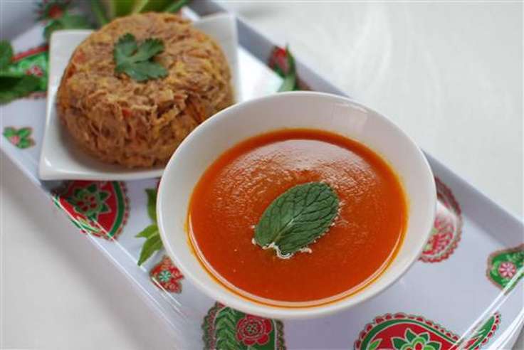 آبگوشت کرمانشاهی با گوجه سبز یک غذای محلی خوشمزه