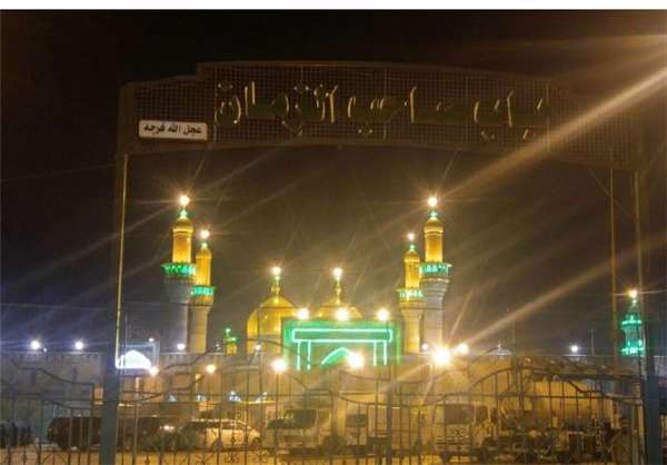 صحن امام زمان در حرم جوادین