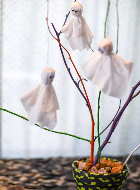 چگونه درختچه شبح بسازیم