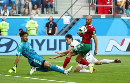 گزارش تصویری از بازی ایران و مراکش