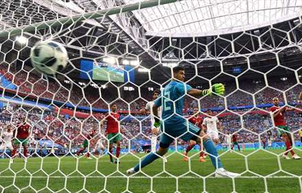 گزارش تصویری از بازی ایران و مراکش