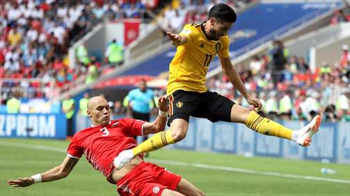 تصاویر بازی بلژیک و تونس