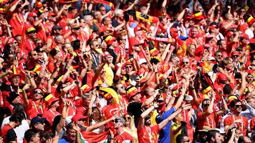 تصاویر بازی بلژیک و تونس