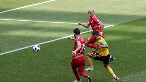 تصاویر بازی بلژیک و تونس