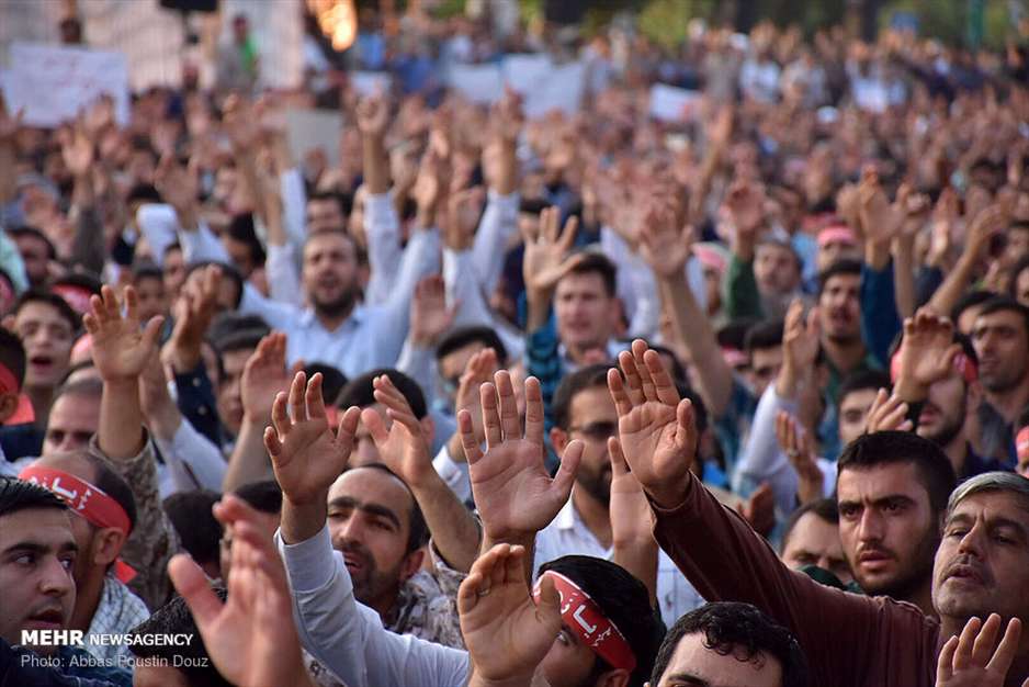 مراسم نخستین سالگرد شهادت شهید حججی