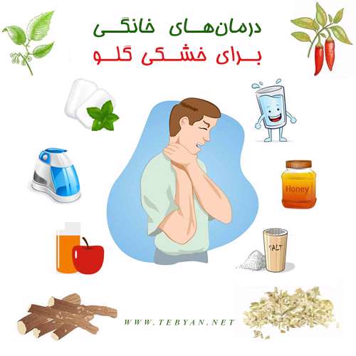 راهکارهای خانگی برای برطرف کردن خشکی گلو راهکارهای خانگی برای برطرف کردن خشکی گلو