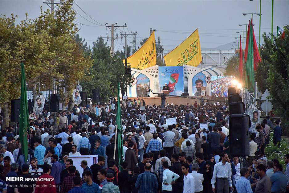 مراسم نخستین سالگرد شهادت شهید حججی