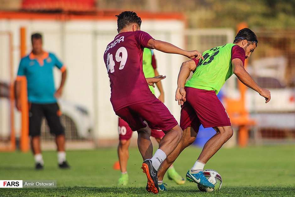 تمرین تیم فوتبال سایپا