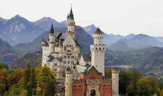 تصاویر شگفت انگیز از قصر افسانه ای آلمان 