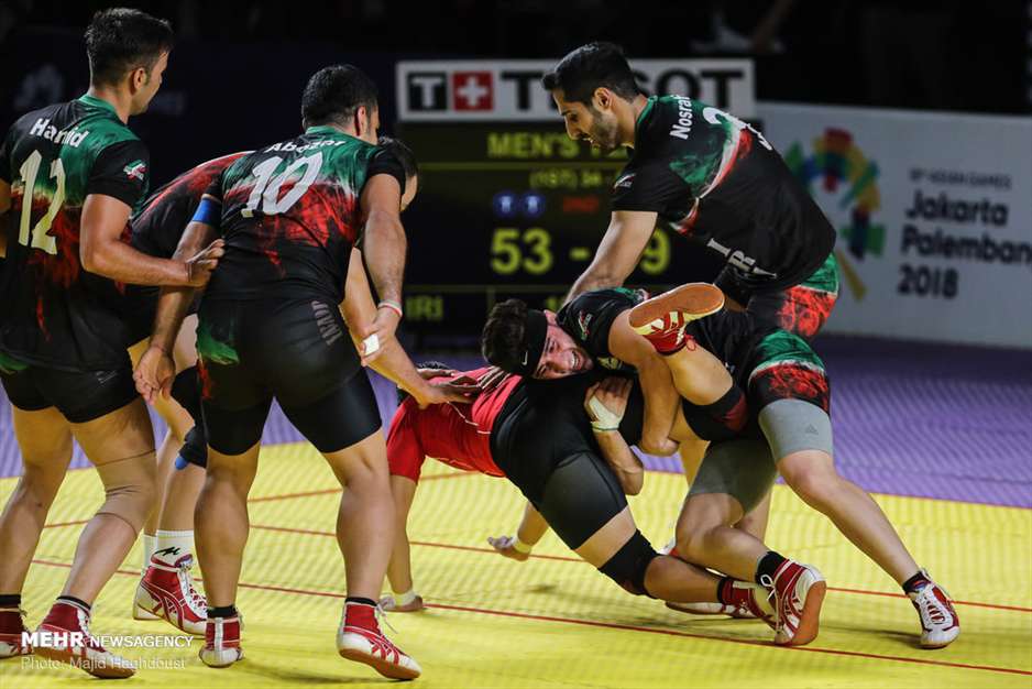 دیدار تیم ملی کبدی مردان ایران در مقابل ژاپن