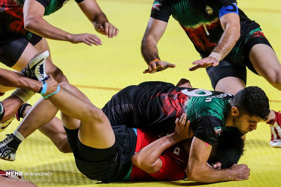 دیدار تیم ملی کبدی مردان ایران در مقابل ژاپن