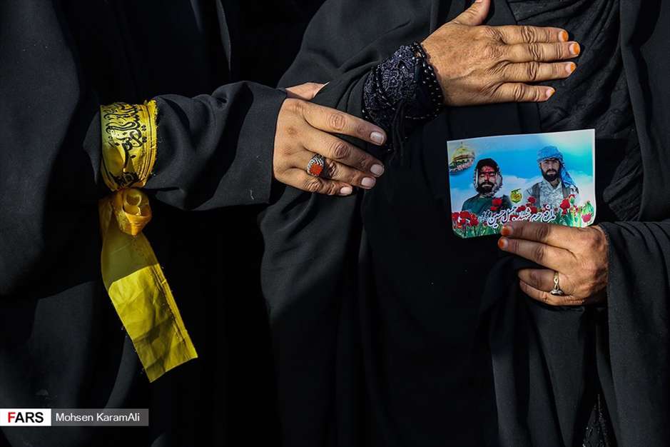 تشیع پیکر شهید مدافع حرم زینبیون در قم