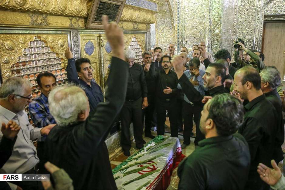 تشییع پیکر شهید مدافع امنیت در شیراز
