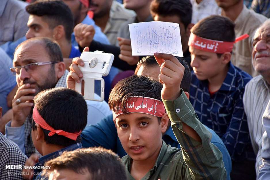 مراسم نخستین سالگرد شهادت شهید حججی