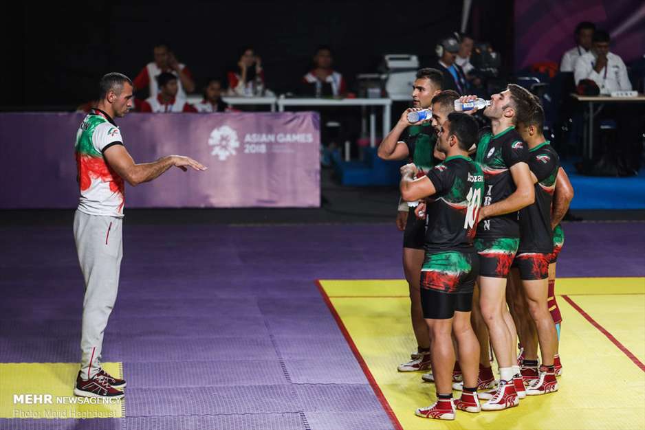 دیدار تیم ملی کبدی مردان ایران در مقابل ژاپن