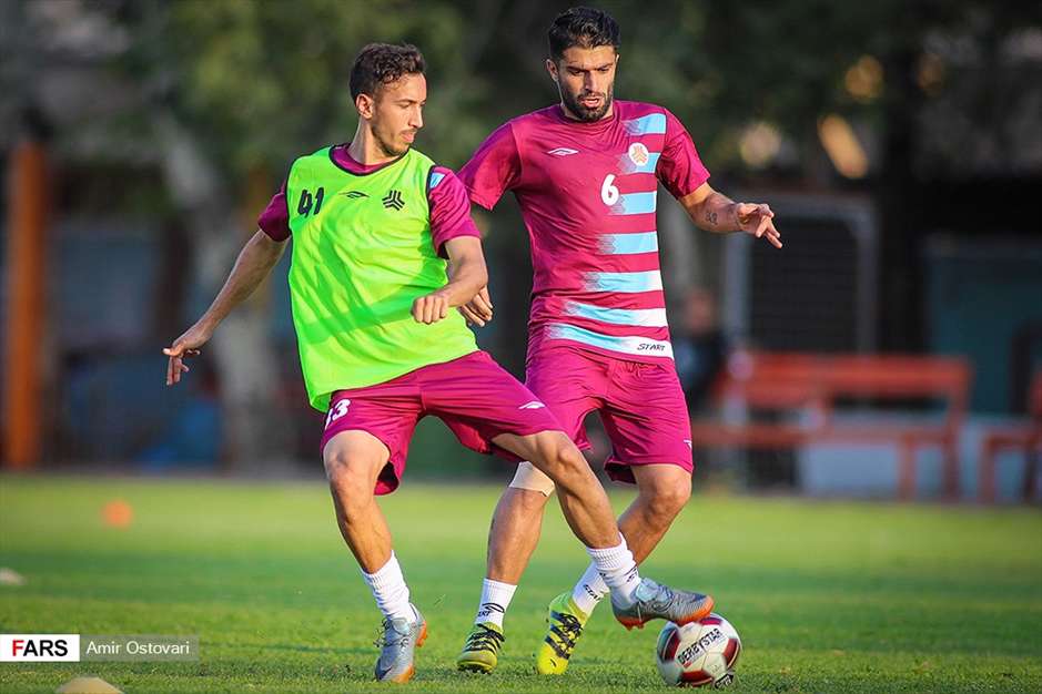 تمرین تیم فوتبال سایپا