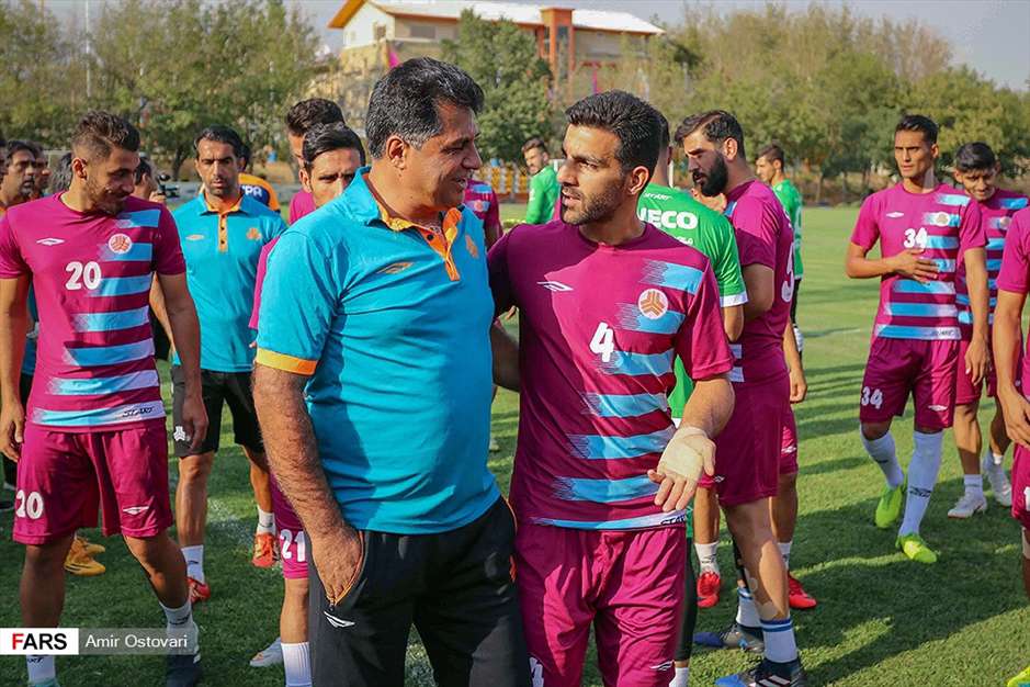 تمرین تیم فوتبال سایپا